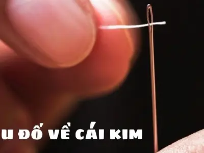 Câu đố về cái kim cho bé rèn tư duy và học cách quan sát
