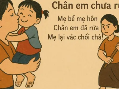 Tìm hiểu ý nghĩa đồng dao chân em chưa rửa thú vị
