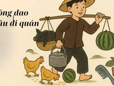 Cùng bé học Đồng dao Đi cầu đi quán dễ nhớ dễ chơi