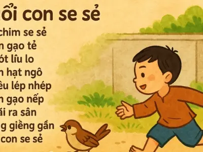 Đồng dao Đuổi con se sẻ và ý nghĩa sâu sắc bên trong
