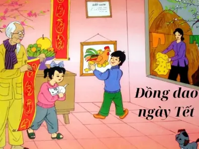 Bài đồng dao ngày Tết thể hiện nét văn hóa dân gian