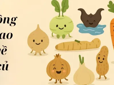 Đồng dao về củ – Gieo vần sáng tạo từ những loại củ dân dã