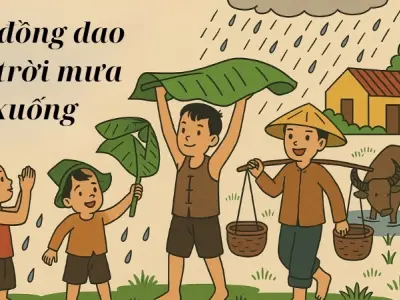 Tìm hiểu bài đồng dao Lạy trời mưa xuống hay và ý nghĩa