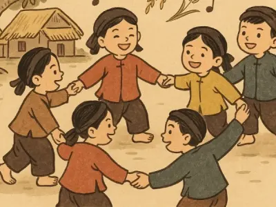 Tổng hợp các bài đồng dao trong trò chơi dân gian cho bé