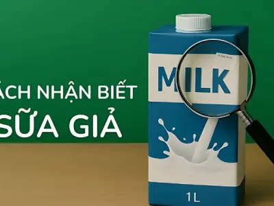 Cách phân biệt sữa giả và sữa thật đơn giản tại nhà