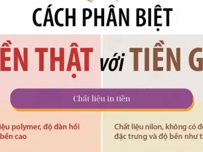Cách phân biệt tiền giả và thật đơn giản bằng mắt thường
