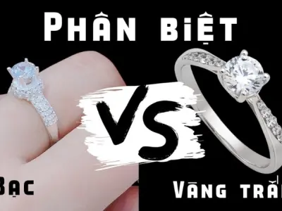 Cách phân biệt vàng trắng và bạc bằng mắt thường cực dễ