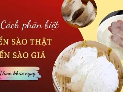 Cách phân biệt yến sào thật và giả chính xác tại nhà
