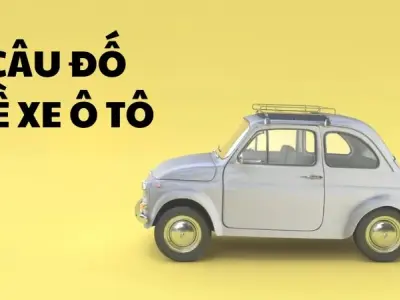 Câu đố về xe ô tô kích thích trí tưởng tượng trẻ nhỏ
