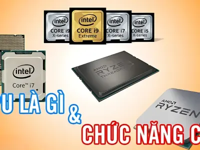 CPU là gì? Tìm hiểu các thành phần chính trong bộ xử lý