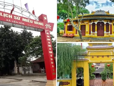 Khám phá di tích lịch sử Miếu Vàng giữa lòng Thủ đô cổ kính