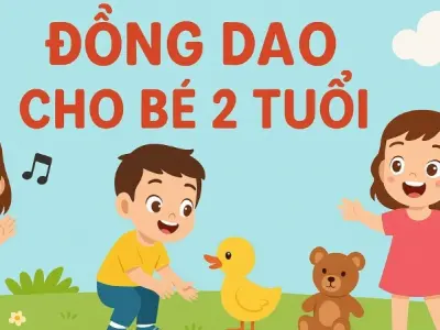 Đồng dao cho bé 2 tuổi giúp tăng phản xạ ngôn ngữ