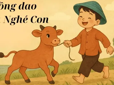 Đồng dao chú nghé con dễ thương dành cho bé mầm non