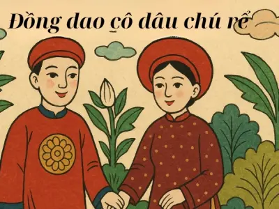 Đồng dao cô dâu chú rể gắn liền tuổi thơ bao thế hệ