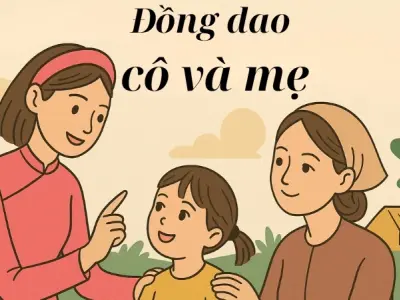 Đồng dao cô và mẹ truyền cảm hứng cho bé đến lớp