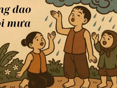 Bài đồng dao gọi mưa mang đậm sắc màu dân gian Việt