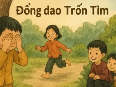Đồng dao trốn tìm vui nhộn cho bé chơi cùng bạn bè