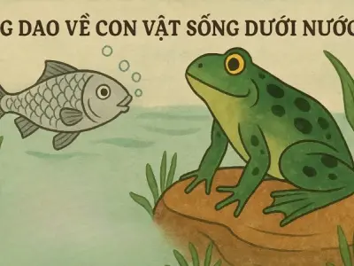 Tuyển chọn đồng dao về con vật sống dưới nước vui nhộn