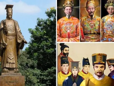 Hình ảnh tái hiện lịch sử các triều vua Việt Nam rõ nét