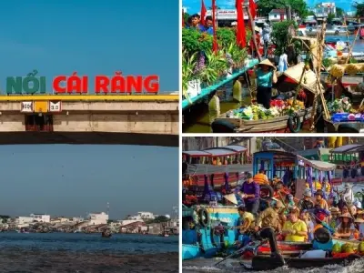 Những bức ảnh sống động kể lại lịch sử chợ nổi cái răng