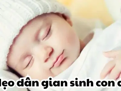 Truyền tai mẹo dân gian sinh con đẹp từ đời xưa tới nay