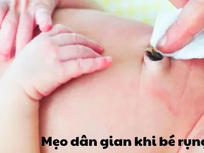 Mách nhỏ những mẹo dân gian khi bé rụng rốn cực hay