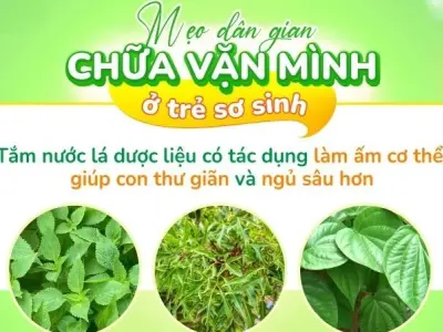 Mẹo dân gian giúp trẻ hết vặn mình nhanh chóng dễ áp dụng