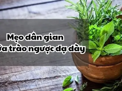 Mẹo dân gian chữa trào ngược dạ dày an toàn tuyệt đối