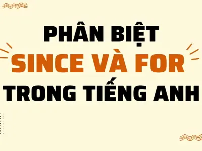 Cách phân biệt since và for dễ nhớ cho người mới học