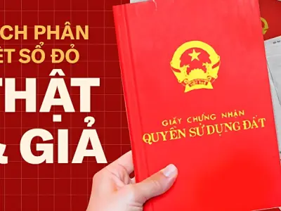 Cách phân biệt sổ đỏ thật giả để tránh mất tiền oan