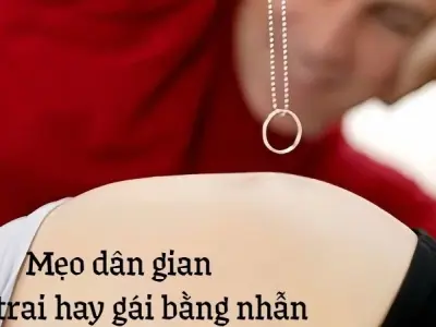 Sự thật mẹo dân gian đoán giới tính bằng chiếc nhẫn