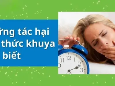Giật mình với những tác hại khôn lường của việc thức khuya