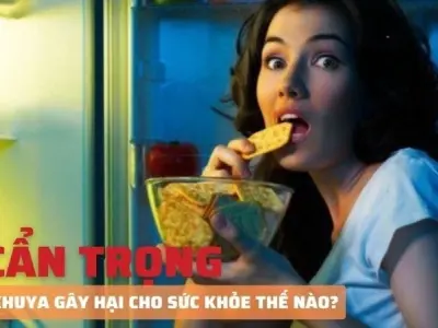 Giật mình với tác hại của ăn khuya âm thầm tàn phá cơ thể