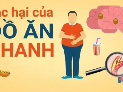 Cảnh báo tác hại đồ ăn nhanh ảnh hưởng sức khỏe toàn diện