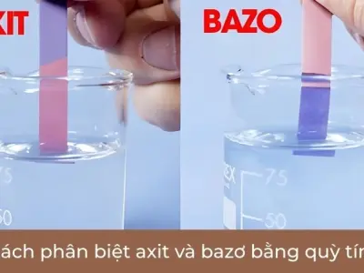 Cách phân biệt axit và bazơ bằng quỳ tím và giấy thử pH