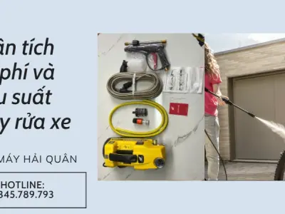 Nên mua hay thuê máy rửa xe để tiết kiệm chi phí hiệu quả