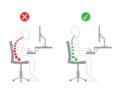 Tác hại tư thế ngồi sai và bộ sưu tập hình ảnh cảnh báo