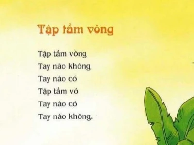 Bài đồng dao Tập tầm vông: Lời ca dao quen thuộc của tuổi thơ