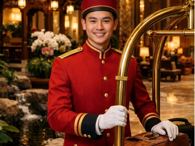 Bellhop là gì? Vai trò và trách nhiệm của nhân viên hành lý khách sạn