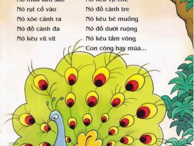 Đồng dao "Con Công hay múa": Khám phá ý nghĩa và giai điệu