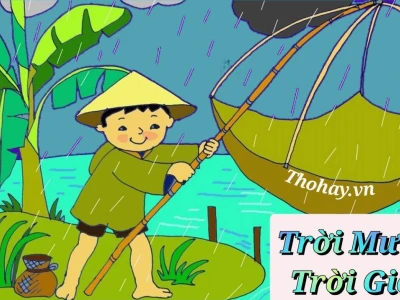 Đồng dao Trời mưa trời gió: Lời ca quen thuộc và ý nghĩa cho bé