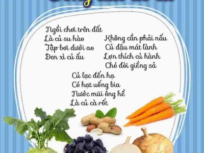 Giáo án Đồng dao về Củ: Khám phá Thế giới Rau củ