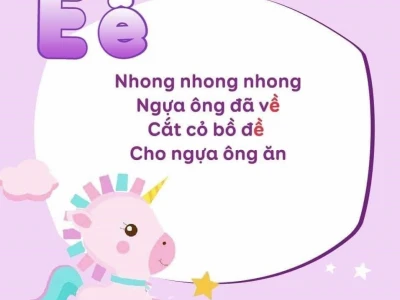 Khám phá thế giới đồng dao chữ E, Ê cho bé học chữ siêu nhanh