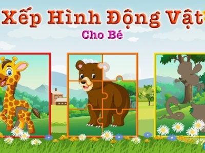 Khám phá Thế giới Động vật qua Trò chơi Ghép hình cho Bé