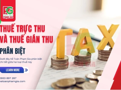 So sánh thuế trực thu và thuế gián thu: Phân biệt rõ ràng