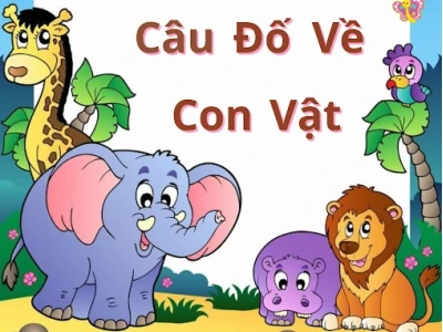 Tổng hợp câu đố vui về các con vật cho bé 6 tuổi