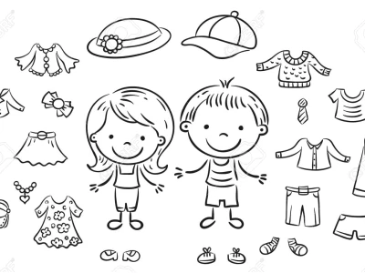 Tranh Tô Màu Quần Áo Mùa Đông: Hướng Dẫn Bé Sáng Tạo Thế Giới Thời Trang