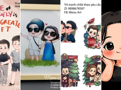 Dịch vụ vẽ chibi theo yêu cầu vẽ fanart độc đáo và ấn tượng năm 2026