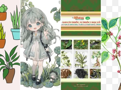 Khám phá bộ sưu tập tranh chibi các loại cây thuốc quý đẹp nhất năm 2026