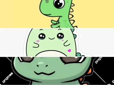 Những mẫu ảnh chibi khủng long đáng yêu đẹp nhất 2026
